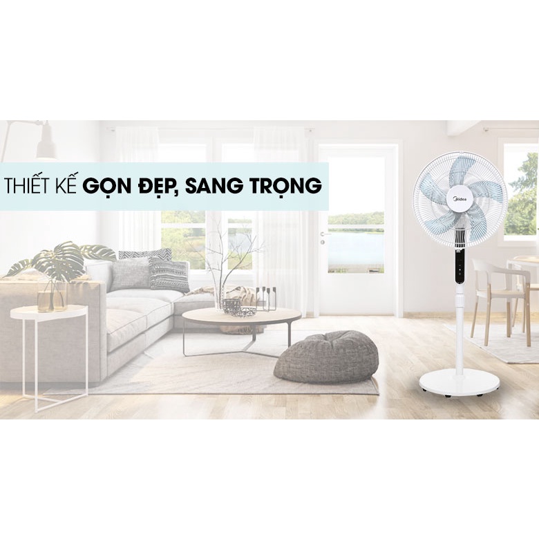 Quạt inverter 35W 5 cánh Midea FS40-19PRD
