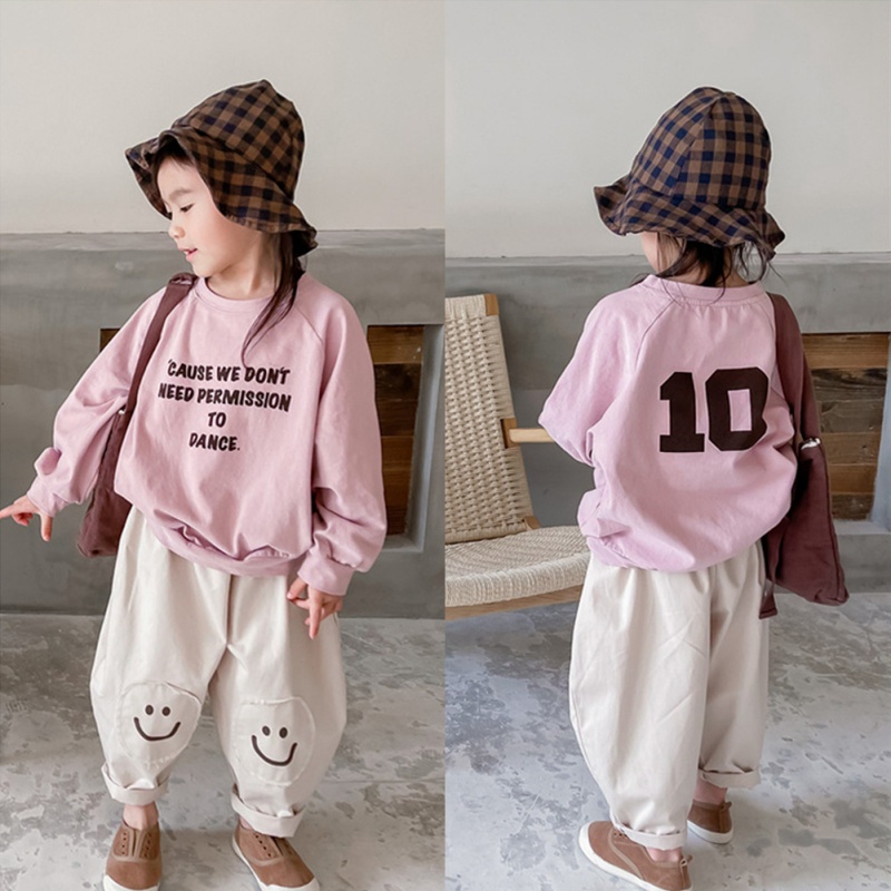 Quần Dài Họa Tiết Mặt Cười Thời Trang Mùa Thu Cho Bé Trai 0-3 Tuổi
