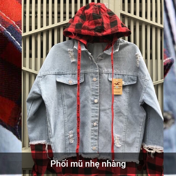 Áo khoác jean nam - áo khoát jean nữ - Phong cách Bad Boy For Life cá tính & nhẹ nhàng- hàng shop MK02