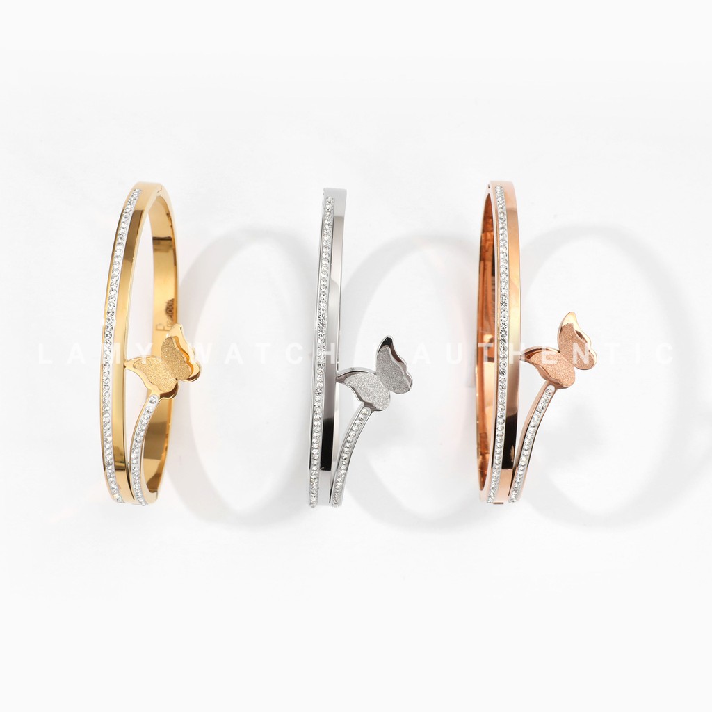 Vòng tay CDE Butterfly Bracelet Classic Cuff Rose Gold CDE20060 | BigBuy360 - bigbuy360.vn