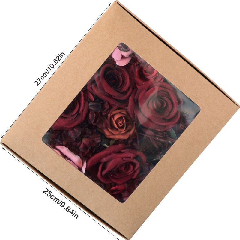 Hộp Hoa Cẩm Tú Cầu Giả Dùng Trang Trí Tiệc Cưới