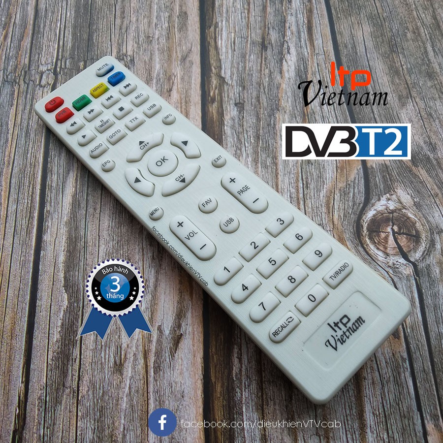 Điều khiển đầu thu kỹ thuật số DVB T2 LTP Việt Nam