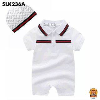 Bộ liền thân cộc tay công tử chất cotton hàng quảng châu cao cấp nhà Saola Kids - SLK236