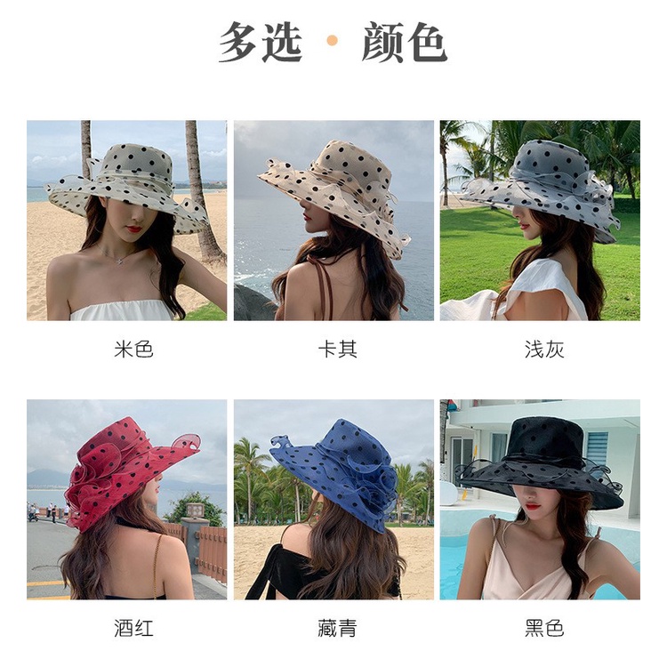 Nón Vành Tròn Thoáng Khí Thời Trang Nữ Mùa Hè