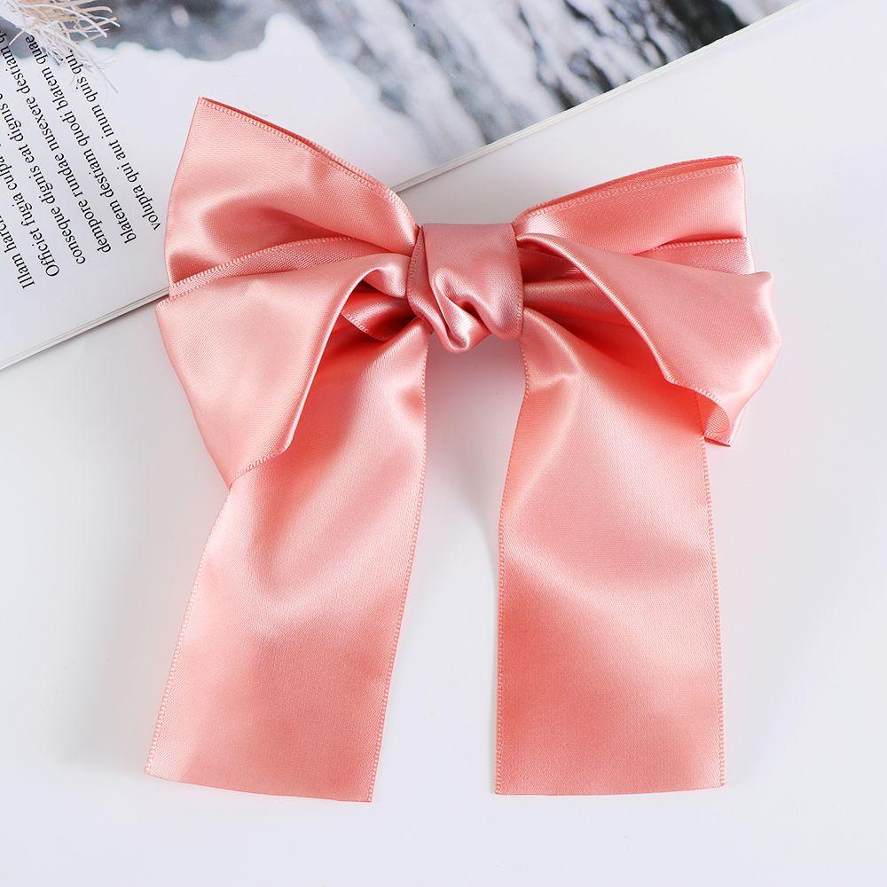 Băng Đô Vải Satin Thắt Nơ To Dành Cho Nữ