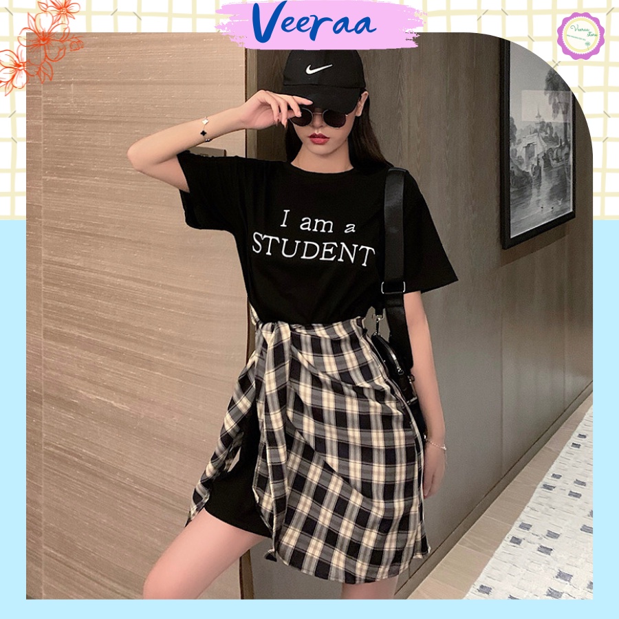 Set đồ nữ váy phông buộc tà trẻ trung năng động
