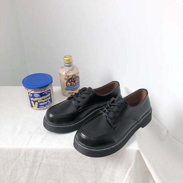[SẴN HÀNG] Giày oxford dây tròn lót nâu (ảnh thật ở cuối) | BigBuy360 - bigbuy360.vn