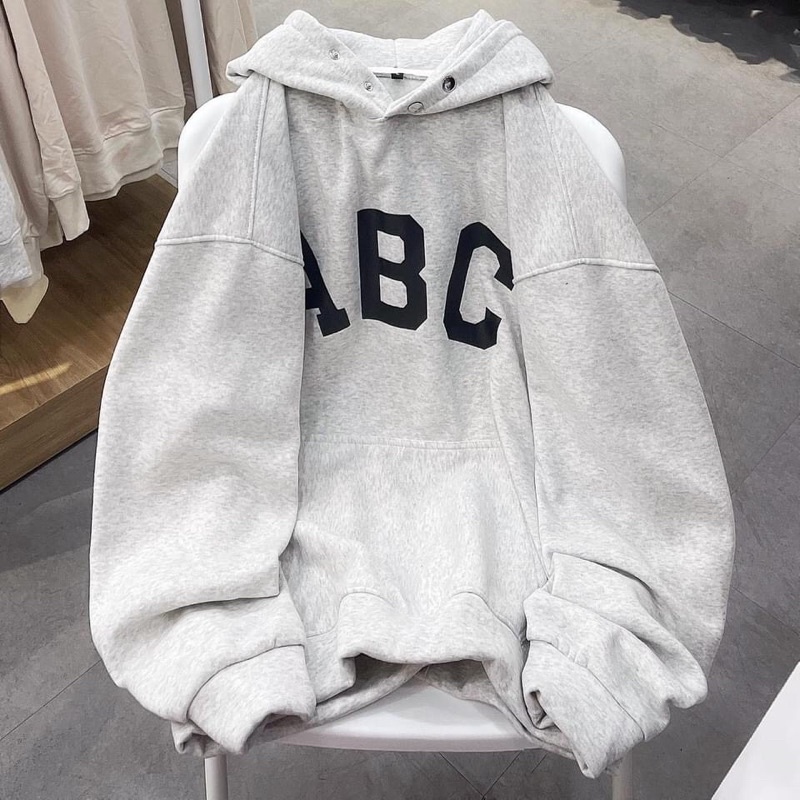 Áo nỉ hoodie ABC , Áo nỉ hoodie unisex nam nữ một màu form rộng | BigBuy360 - bigbuy360.vn