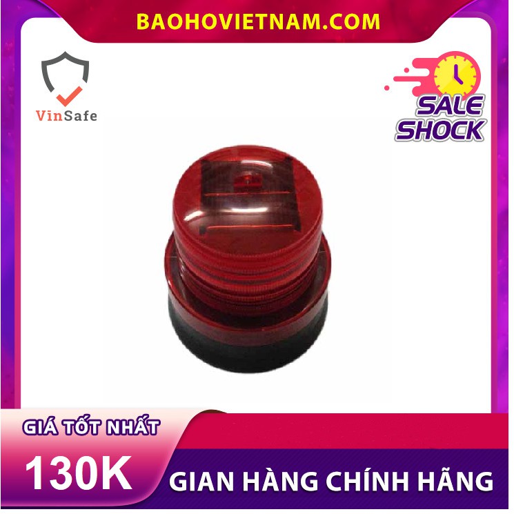 Đèn chớp cảnh báo dùng năng lượng mặt trời đế đa năng