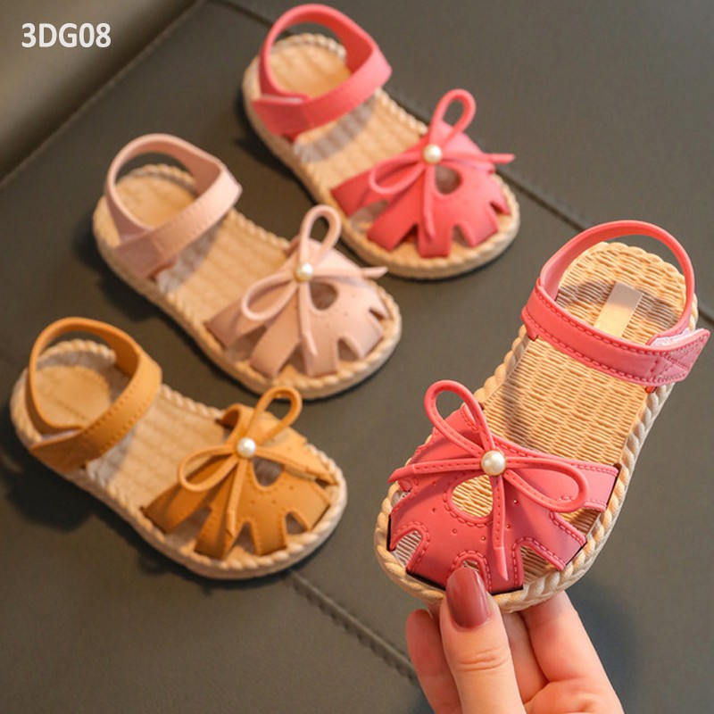 Sandal Rọ Bé Gái 3DG08 GIAY3DOI Cho Chân Bé 13-17.5cm Siêu Nhẹ Siêu Xinh