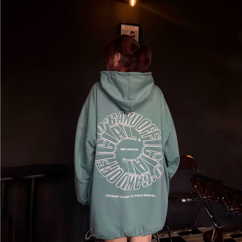Áo khoác Hoodie dây rút D'BAKU OFFICIAL (Tặng kèm túi Tote)