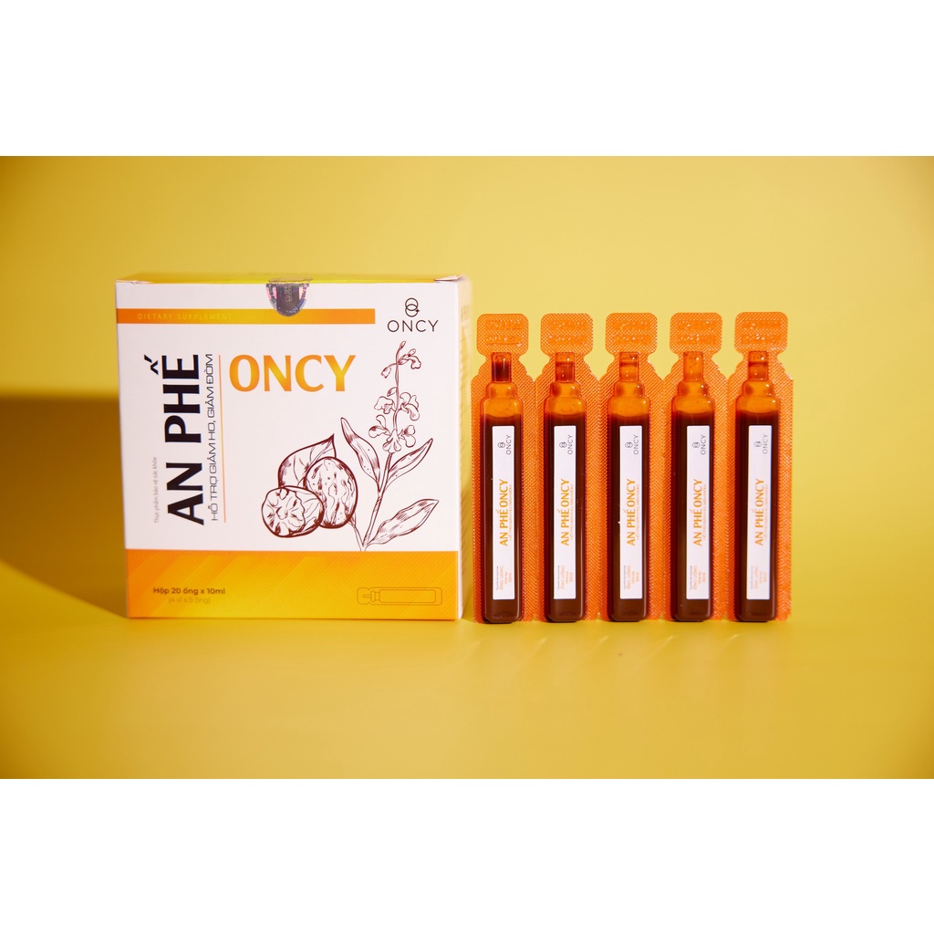 An Phế Oncy Hỗ Trợ Giảm Ho, Giảm Đờm ( 20 Ống x 10ml / Hộp )