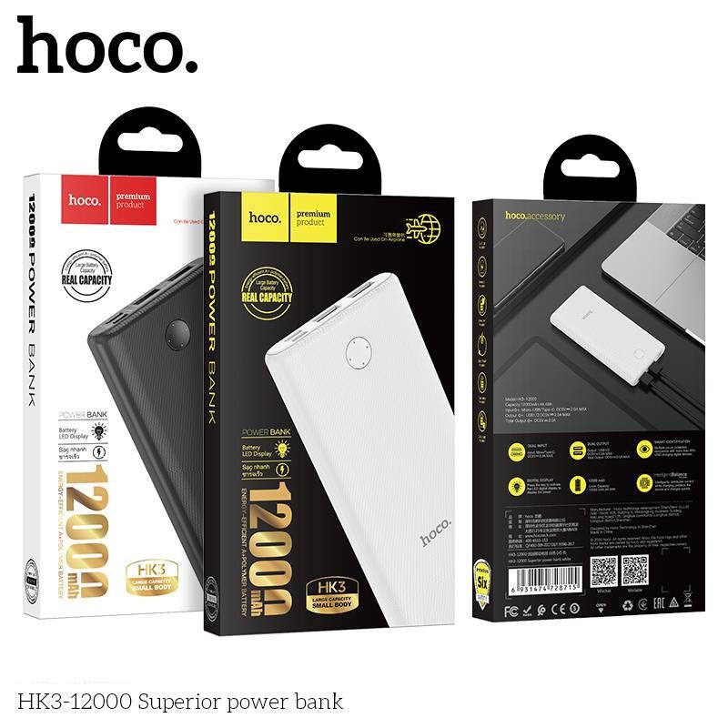 Pin Sạc Dự Phòng Hoco HK3 12000mAh Chính Hãng | Shopee Việt Nam