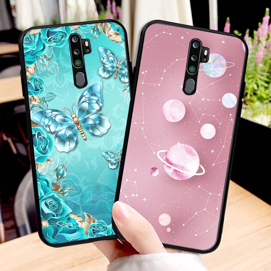 Ốp lưng Oppo A5 2020 / A9 2020 in hình hoa xinh xắn, hiện đại , thời trang ,phong cách