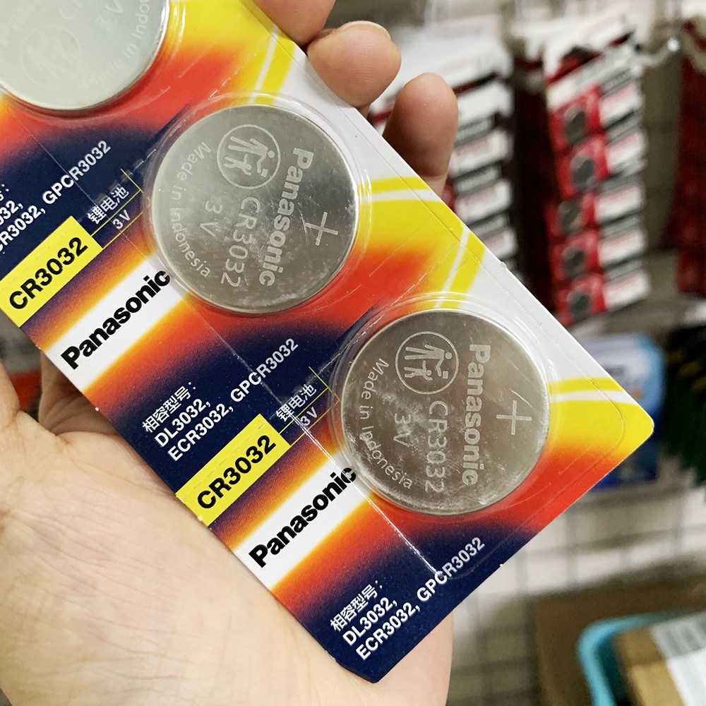 Pin cúc áo CR3032 chính hãng Panasonic 3032 - Giá 1 viên
