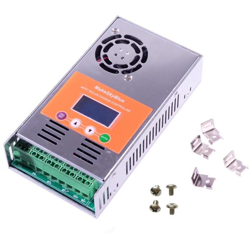 Điều khiển sạc MPPT Make Sky Blue 40A LCD chuyên dụng cho điện mặt trời