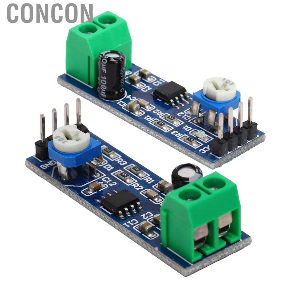 Concon LM386 Power Amplifier Board 200 Times Gain Mono Audio Module 5V-12V