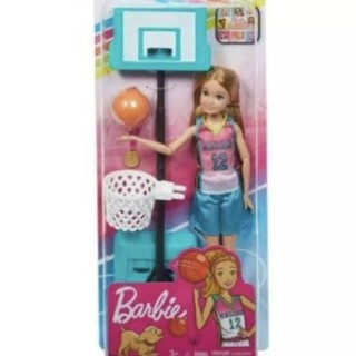 Mô hình đồ chơi bóng rổ búp bê barbie