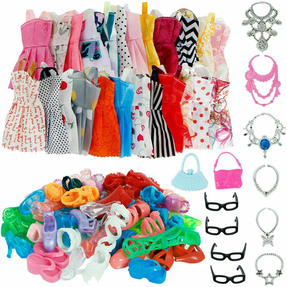Set 32 bộ trang phục cho búp bê Barbie