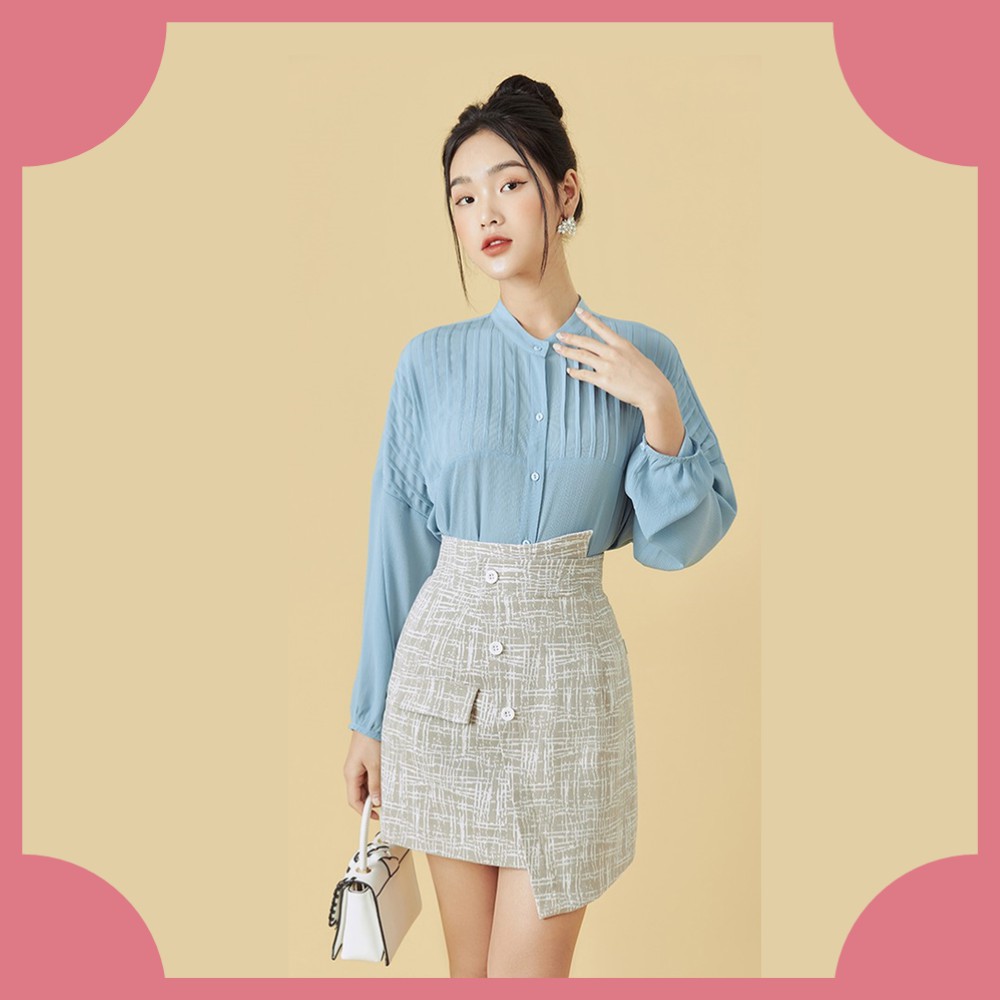Combo Sơ mi nữ + Chân váy 2hand Tuyển Mã 274 - Khách đặt hàng Livetream