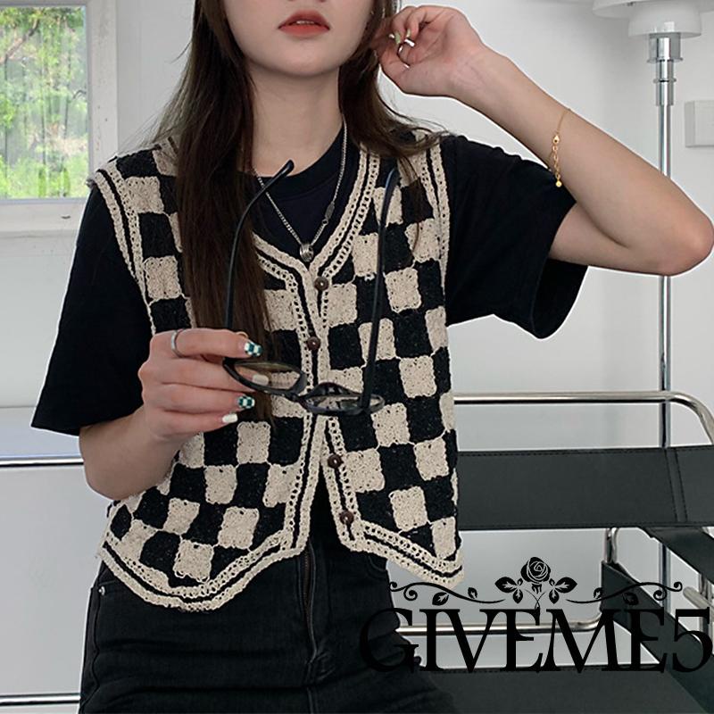 Áo Khoác Cardigan Không Tay Cổ Chữ V Thời Trang Sành Điệu Cho Nữ