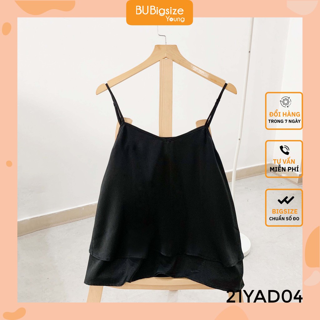 Áo hai dây hai tầng BIGSIZE (55kg đến 95kg) - 21YAD04 - [BU Bigsize Young]