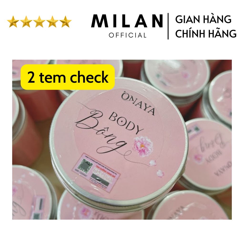 Kem body Bông 250g hàng xịn 2 tem check mẫu mới
