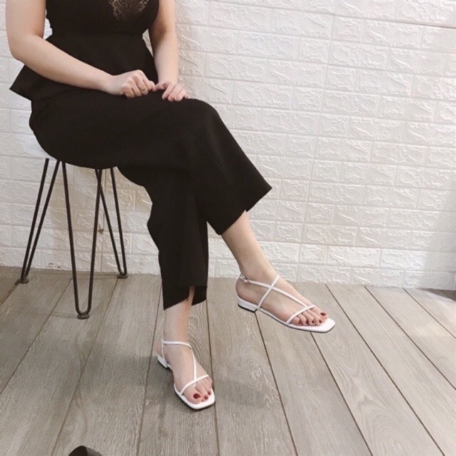 GIÀY SANDAL GÓT 2 PHÂN XỎ NGÓN