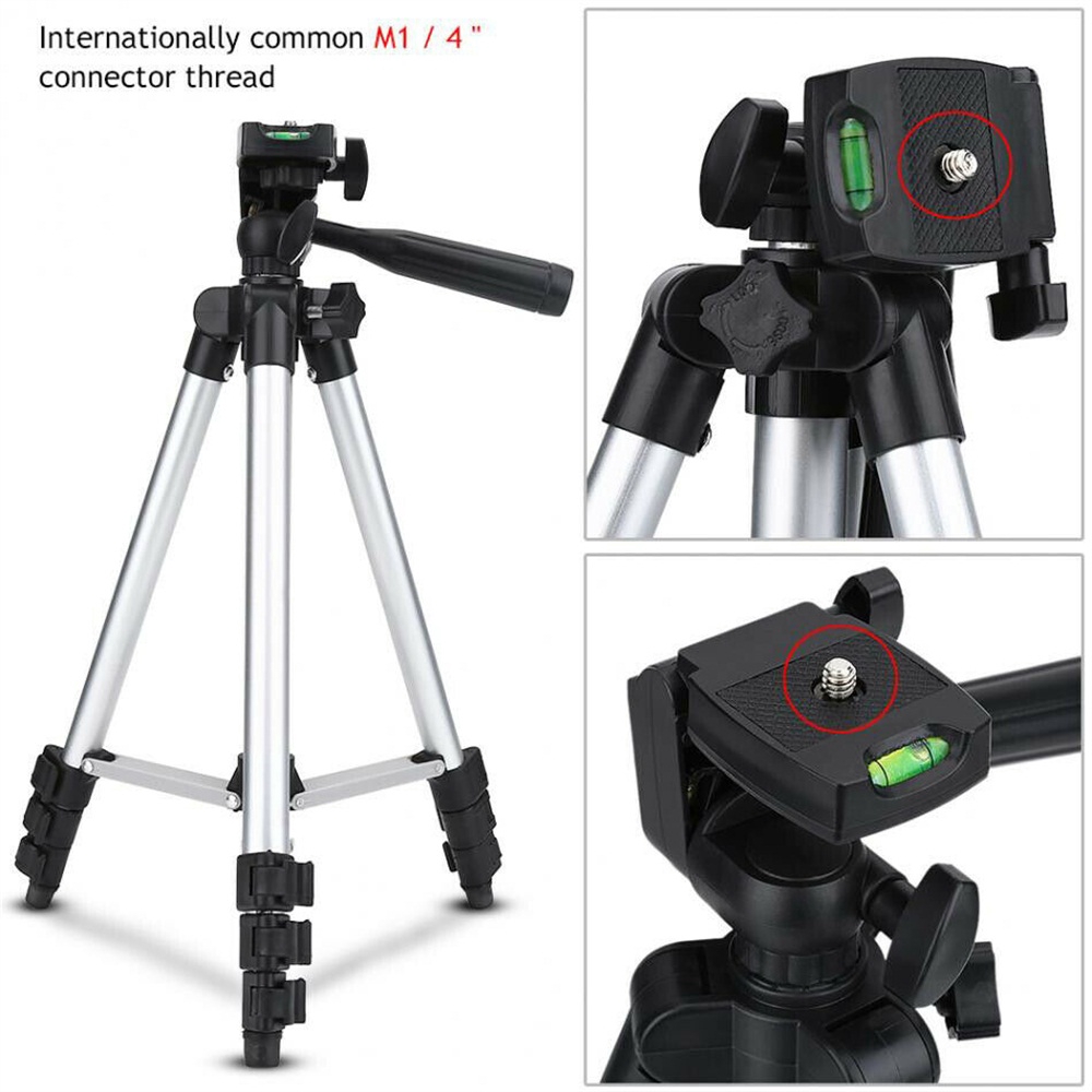 Chân Máy Ảnh Tripod Bằng Nhôm Có Thể Điều Chỉnh