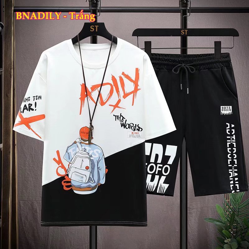 đồ Bộ Nam BỘ ADILY .Bộ nam unisex phong cách Hàn quốc MÃ BỘ ADILY