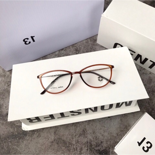 Kính BLSY ULTEM Mắt bầu nhỏ gọng kim loại cao cấp