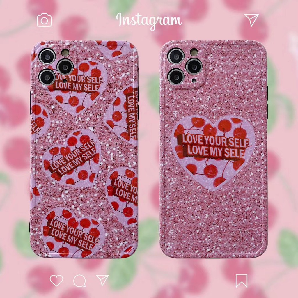 Girly pink love Ốp điện thoại dành cho iPhone11 11Promax 7Plus 7 8 8+ X XR XSmax SE2020 Ốp lưng Ốp Iphone  Ốp mềm mại vỏ điện thoại Ốp | BigBuy360 - bigbuy360.vn