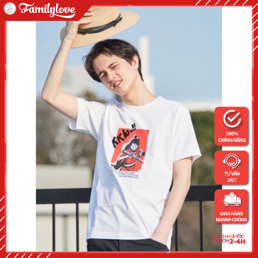 Áo Thun Nam Nữ Familylove - Áo Phông Unisex One Piece Chất Cotton 100% Cao Cấp Mềm Mịn