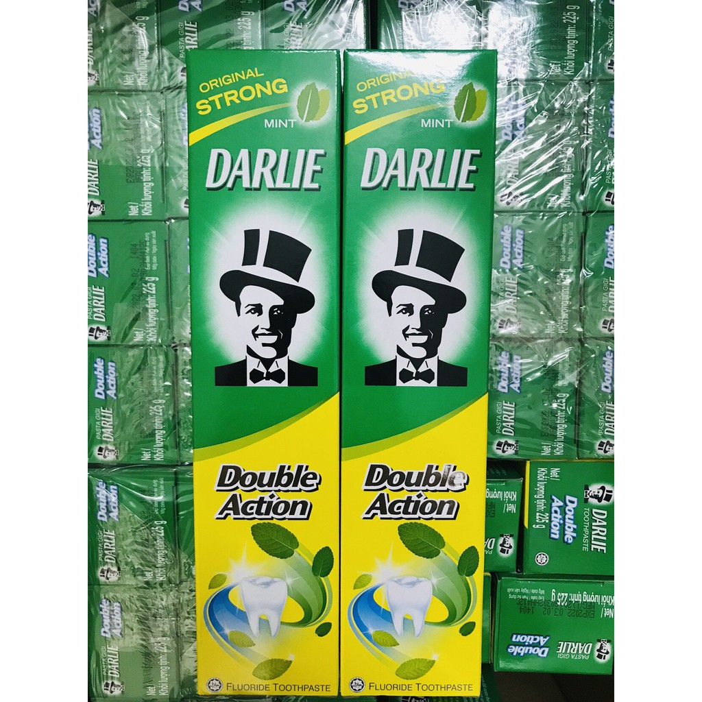 COMBO 2 KEM ĐÁNH RĂNG DARLIE DOUBLE ACTION  MINT 225G