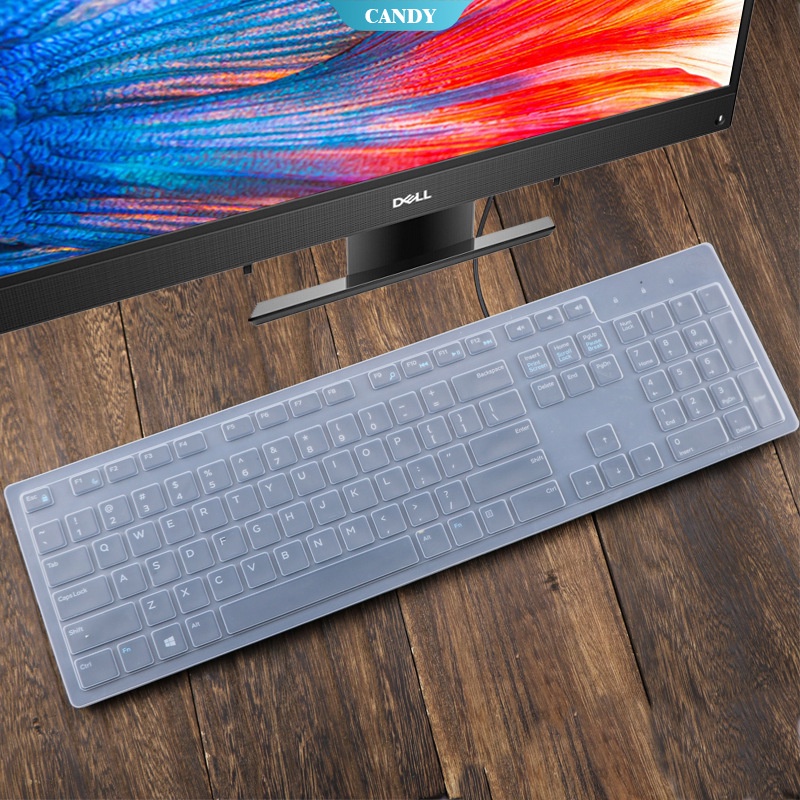 Miếng Dán Bảo Vệ Bàn Phím Bằng Silicon Cho Dell Kb216 Kb212 636 A10 3477 3275 3277 5477