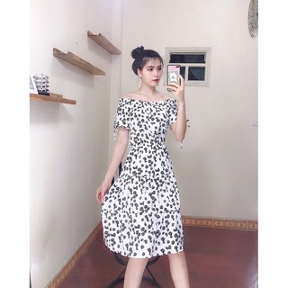 Bán sỉ váy hoa cúc dáng xoè
