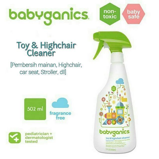 XỊT DIỆT KHUẨN GHẾ ĂN &amp; ĐỒ CHƠI BABYGANICS CHO BÉ