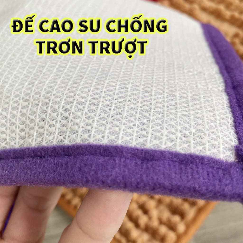 Thảm chùi chân REE Bedding san hô đinh chống trượt, thấm nước tốt để nhà tắm phòng ngủ TSH58 (giao màu ngẫu nhiên)