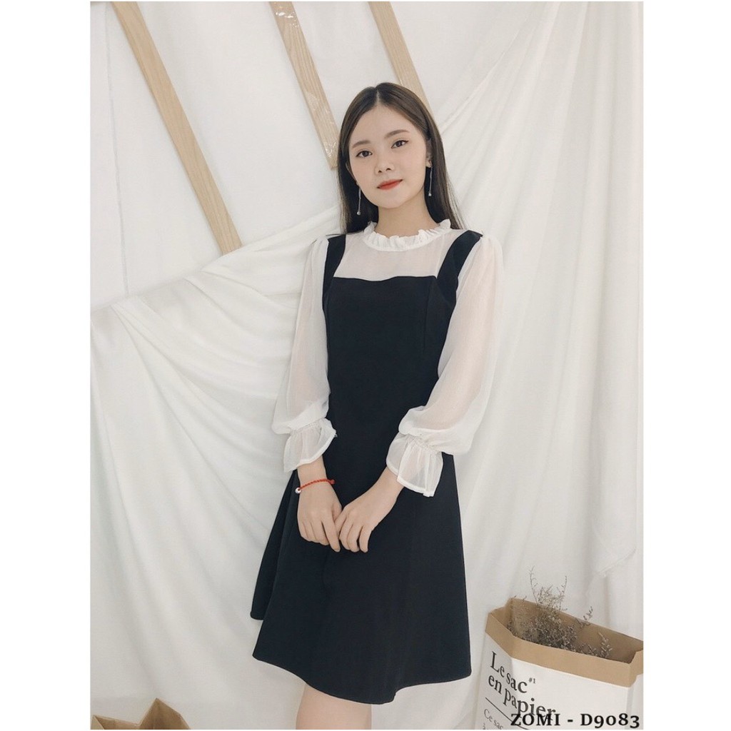 ĐẦM YẾM PHỐI TAY VOA TRẮNG NHẸ XINH MAY LIỀN | BigBuy360 - bigbuy360.vn