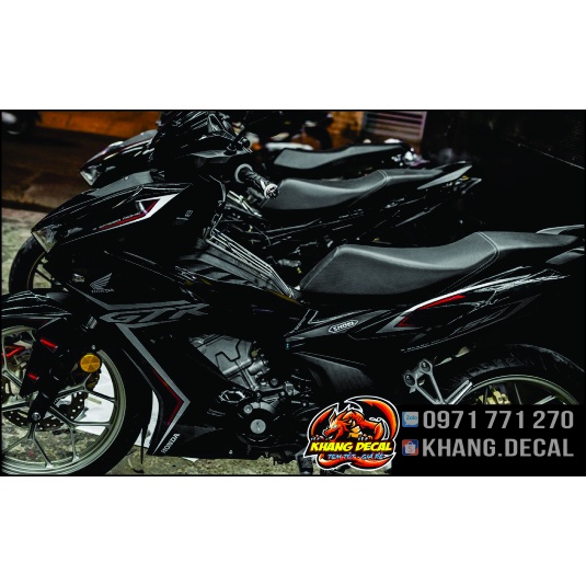 Tem rời Winner X GTR chỉ xe đen