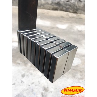 Nam châm viên đất hiếm 50x25x10mm - lực hít mạnh