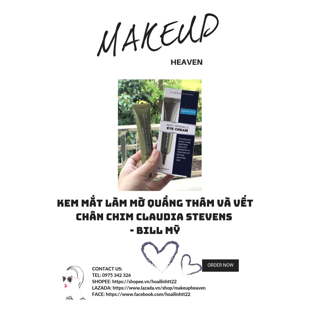 Kem mắt Claudia Stevens - Bill Mỹ