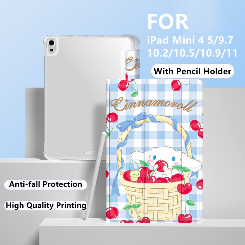 Dllencase Ốp Máy Tính Bảng Có Ngăn Đựng Bút Cho For iPad 2021 Pro 11 2019 2020 10.2 7/8th Generation 2018 9.7 5/6th Mini 4 5 Air 4 10.5 10.9 A259