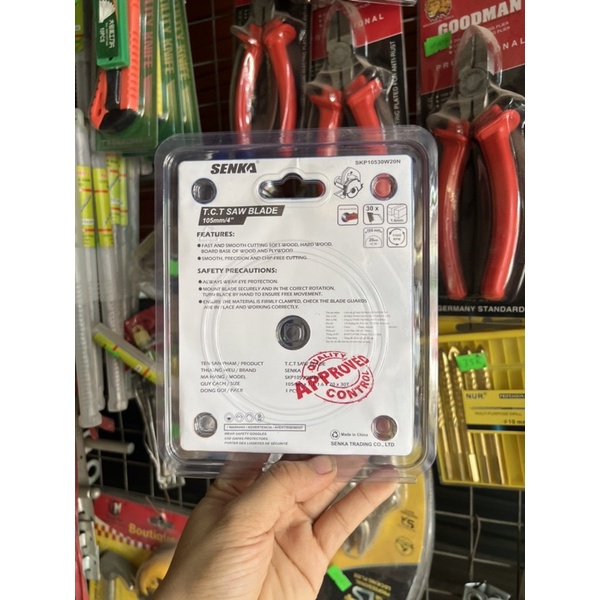 Lưỡi cắt gỗ hợp kim 105mm 30 răng SENKA loại tốt