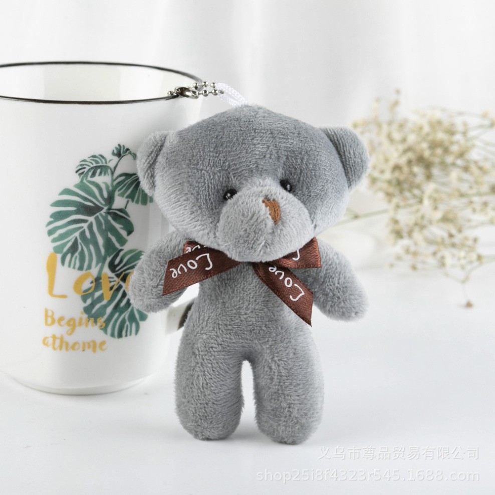 [G07] Gấu bông teddy mini làm quà tăng, gắn móc khoá cực dễ thương- thú bông đồ chơi nhỏ xinh nhiều màu sắc S020