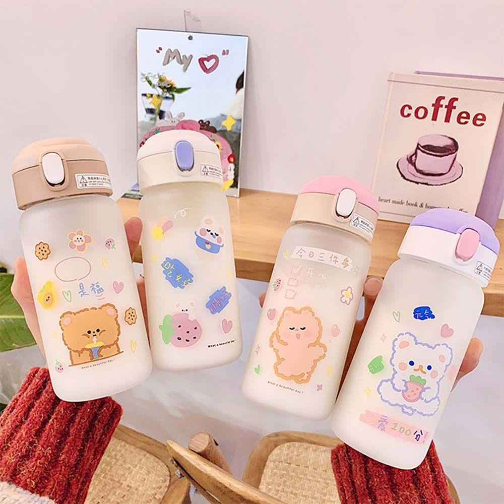 Bình Đựng Nước Ép / Sữa / Dâu Tây 480ml Chống Rò Rỉ Tiện Dụng