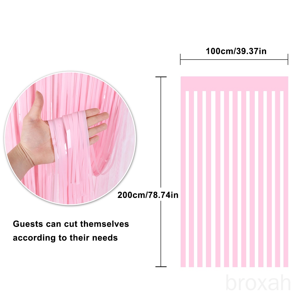 Rèm Tua Rua Trang Trí Phông Nền Tiệc Cưới / Sinh Nhật Diy
