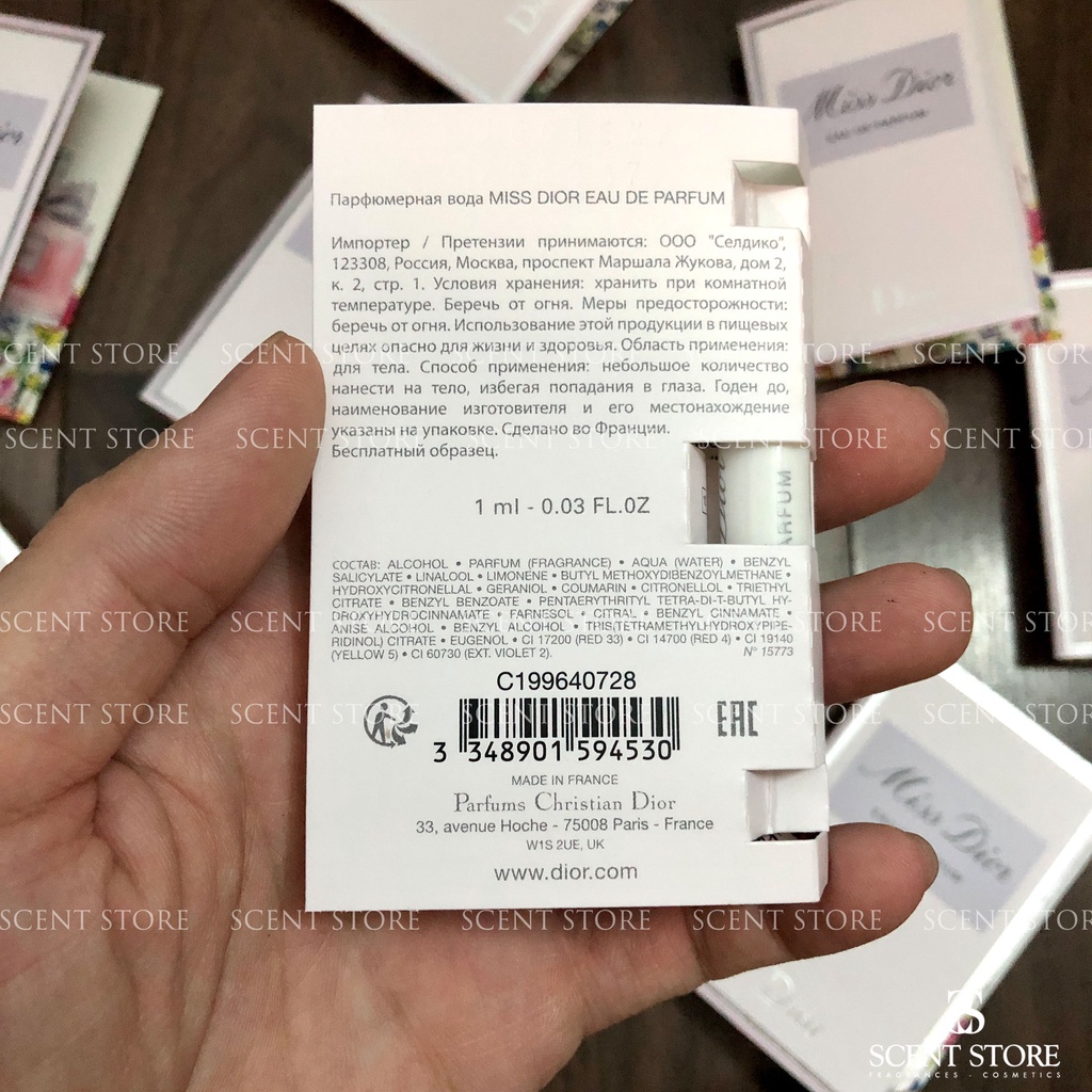 Scentstorevn - Vial chính hãng nước hoa Miss Dior Edp 2021