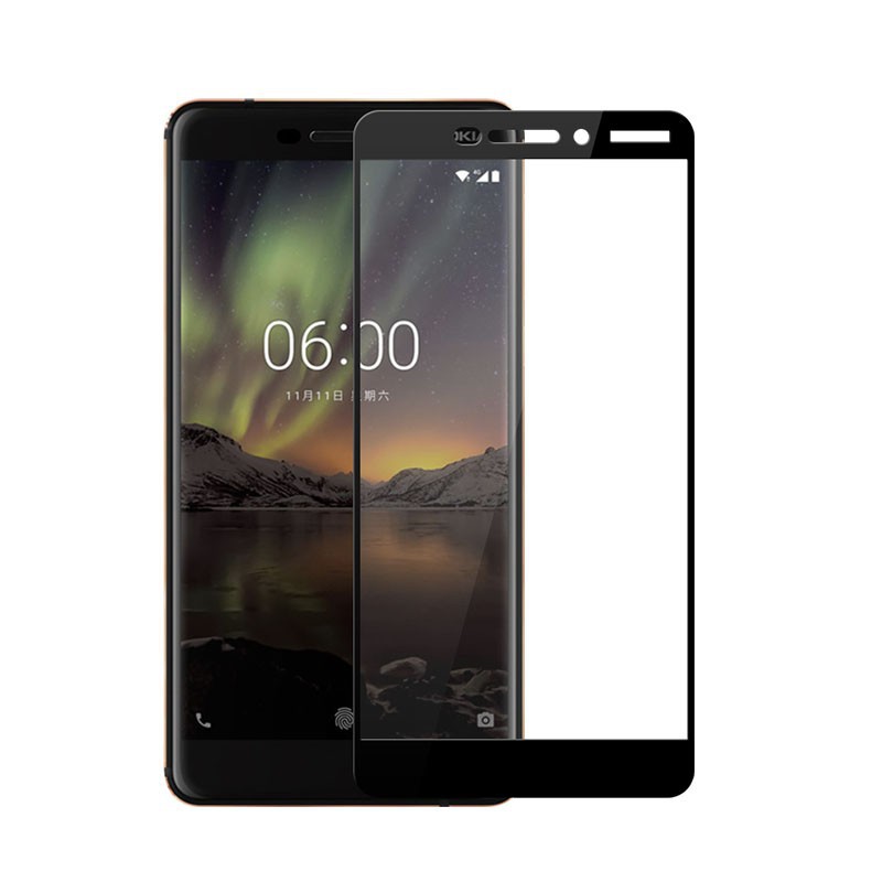 Set kính cường lực 3D toàn màn hình dùng cho Nokia 6.1 Nokia 6 2018