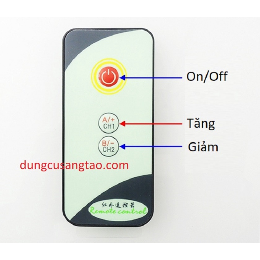 Bộ điều chỉnh tốc độ motor dimmer có remote 6 - 30VDC (chỉnh lưu / chỉnh điện áp / điều tốc)